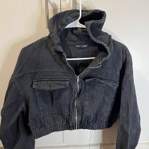 Women's Black Denim Jacket